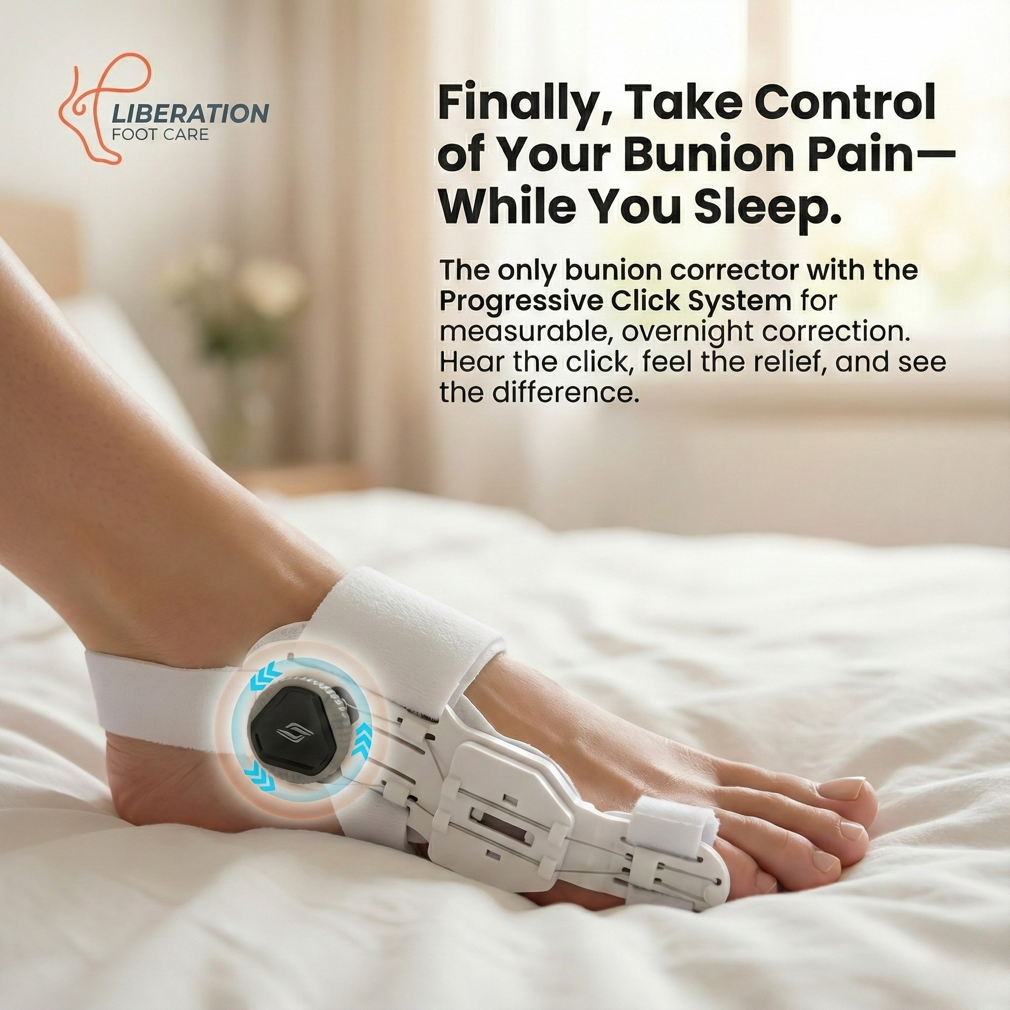 Liberation Progressive Click™ Bunion Correction System